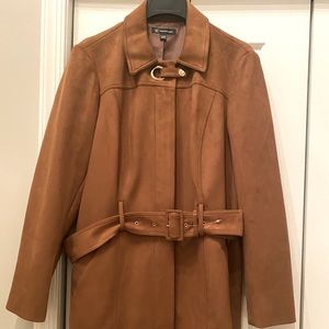 Brown / Rust suede Trench Coat 🧥